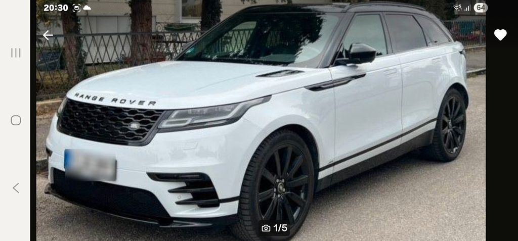 Land Rover Range Rover Velar 134.000 km 32.900 &euro; Geiselhöring 94333