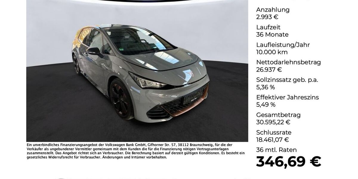 Cupra Born 16.162 km 29.930 &euro; Vechta 49377