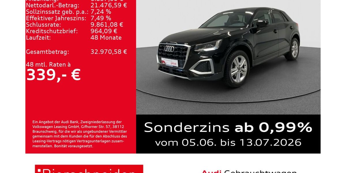 Audi Q2 8.002 km 27.350 &euro; Aalen 73431