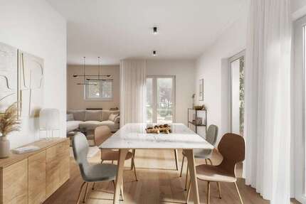 KfW 55 - Doppelhaus in grüner Umgebung mit altem Baumbestand in Leipzig-Stahmeln 5.5 zimmer
