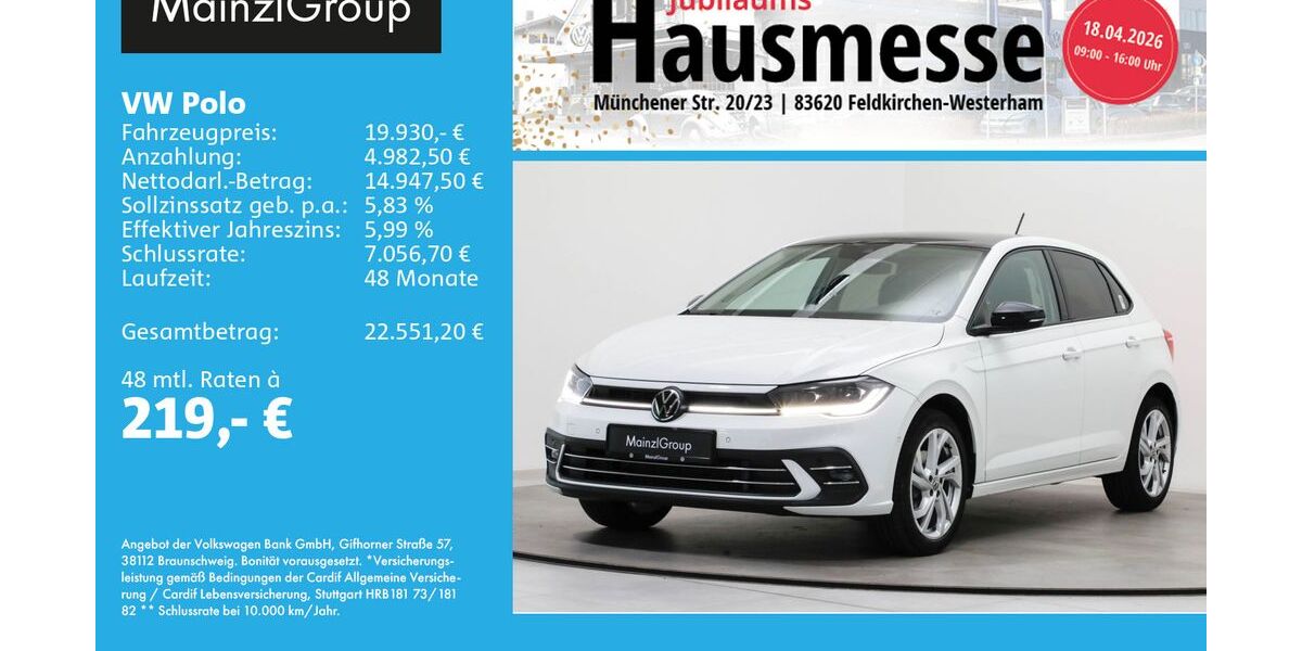 VW Polo 59.412 km 19.930 &euro; Feldkirchen/Westerham 83620