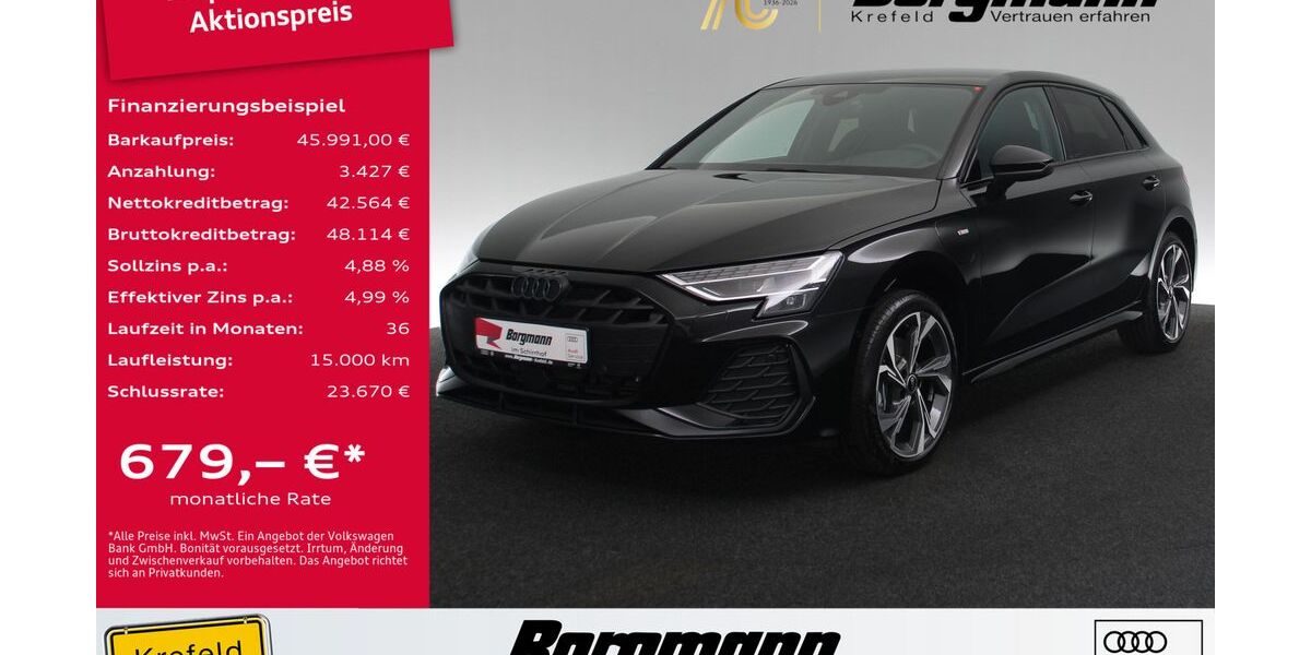 Audi A3 20.500 km 42.991 &euro; Krefeld 47803