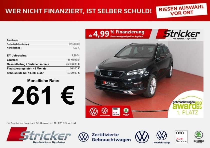 Seat Ateca 36.459 km 21.949 &euro; Horn-Bad Meinberg 32805