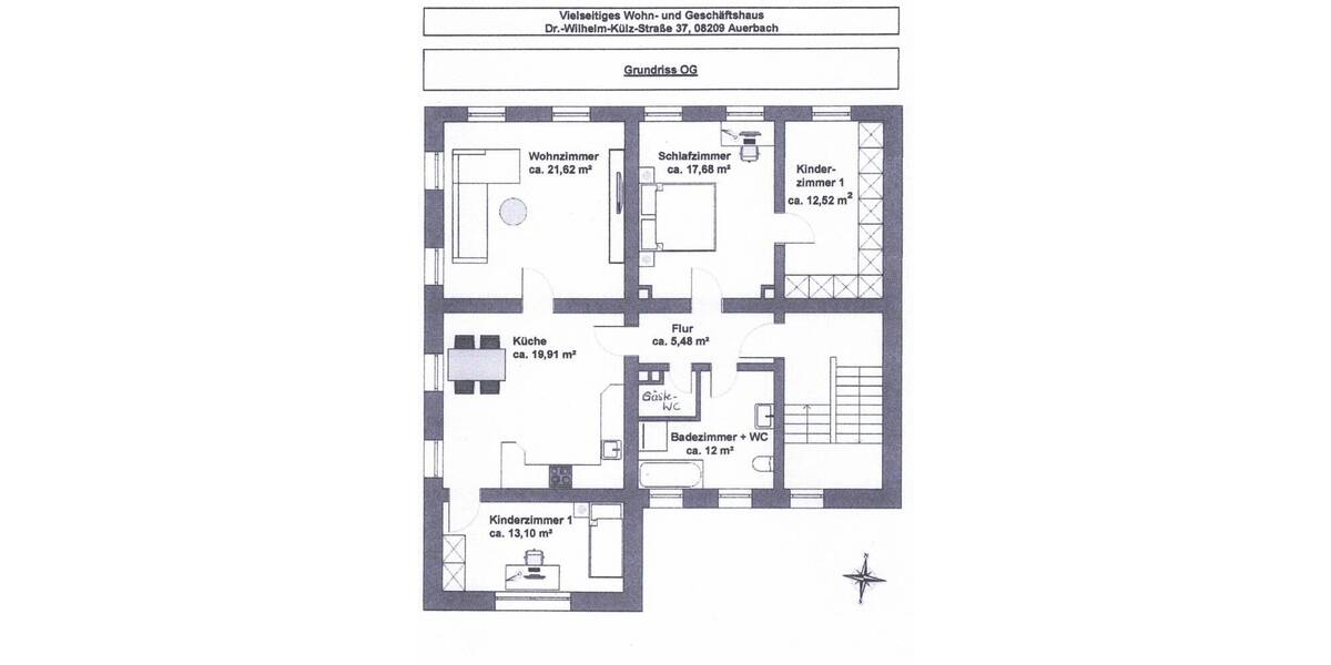 Mehrfamilienhaus, Wohnhaus Auerbach/Vogtland Auerbach - 1 Zimmer, 290 m&sup2;, 361.000&euro; | Angebot:26501149