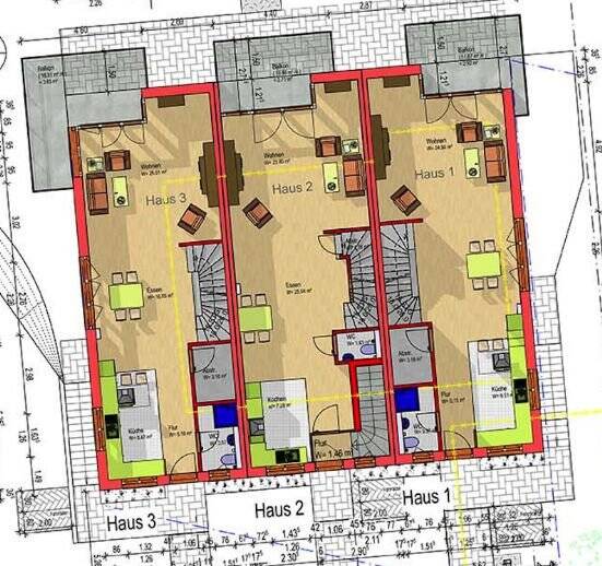 Terrassenwohnung Müllheim - 1 Zimmer, 50 m&sup2;, 269.000&euro; | Angebot:25691619