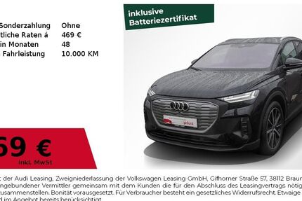 Audi Q4 7.185 km 49.990 € Magdeburg 39126