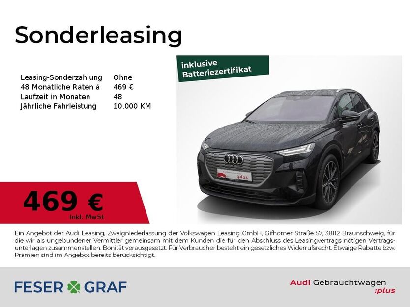 Audi Q4 7.185 km 49.990 € Magdeburg 39126