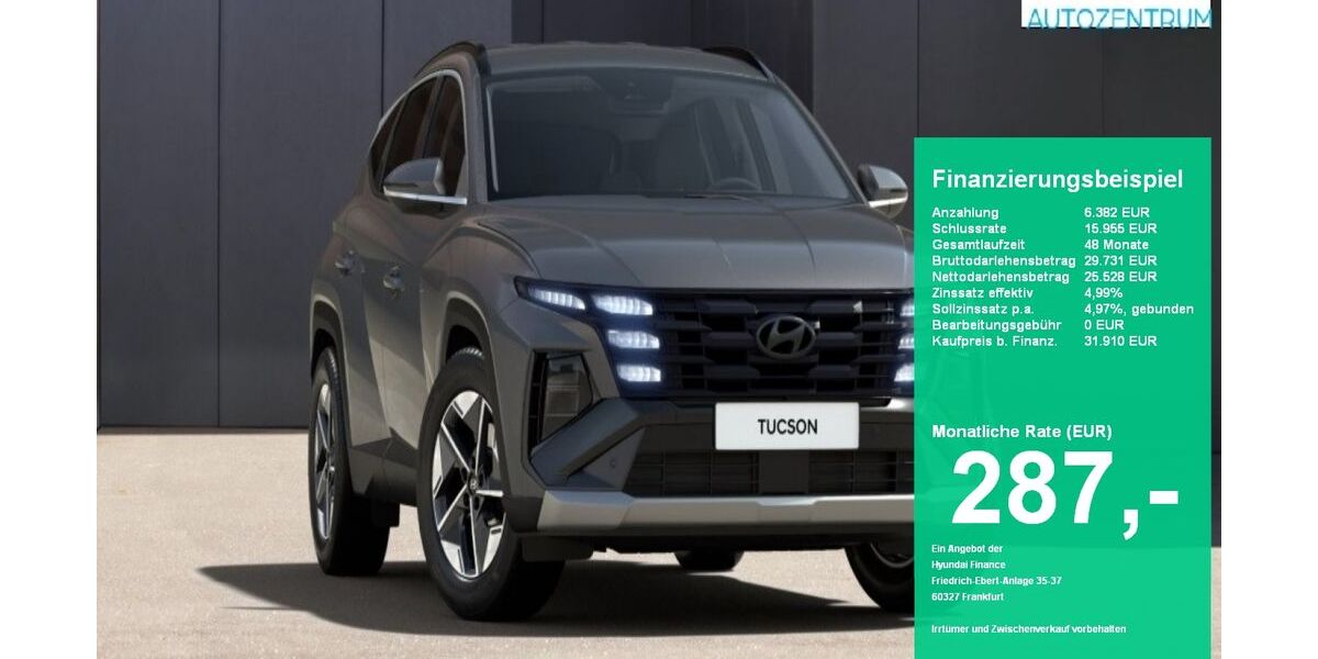 Hyundai TUCSON 8.000 km 31.910 &euro; Bad Soden-Salmünster 63628