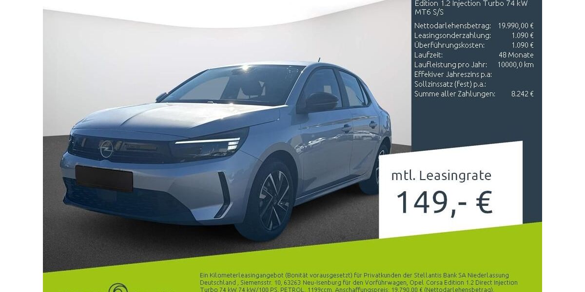 Opel Corsa 1.500 km 19.590 &euro; Bocholt 46395