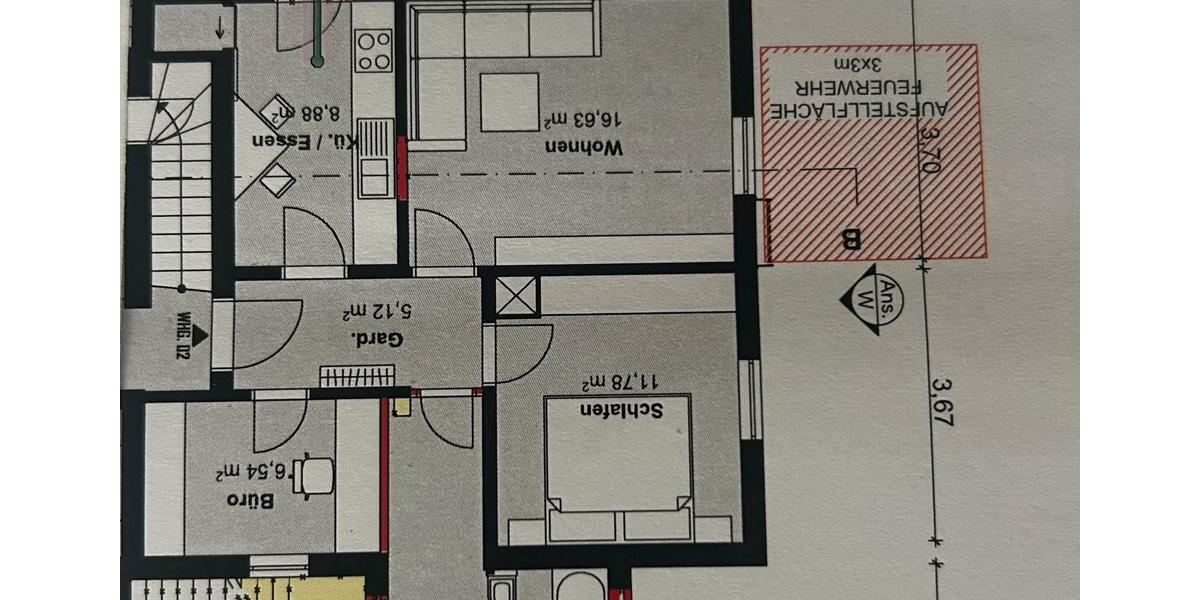 Erdgeschoßwohnung Niefern-Öschelbronn Öschelbronn - 3 Zimmer, 60 m&sup2;, 800&euro; | Angebot:25365054