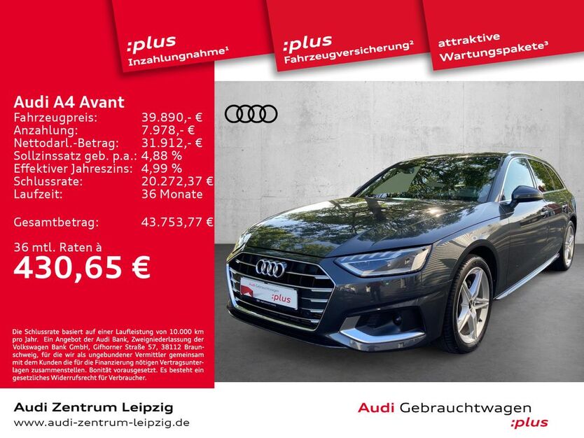 Audi A4 16.846 km 39.890 € Leipzig 04129
