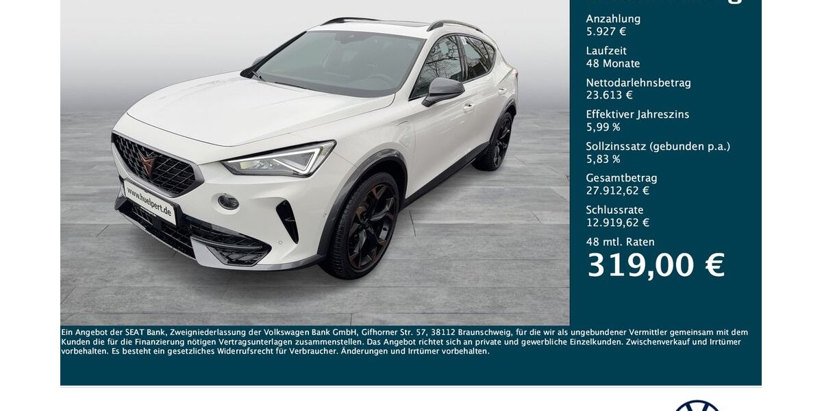 Cupra Formentor 19.681 km 29.030 &euro; Dortmund 44379