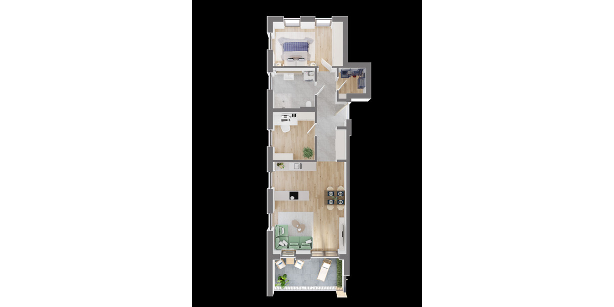Etagenwohnung Rödental Mönchröden - 3 Zimmer, 88 m&sup2;, 344.000&euro; | Angebot:25660742