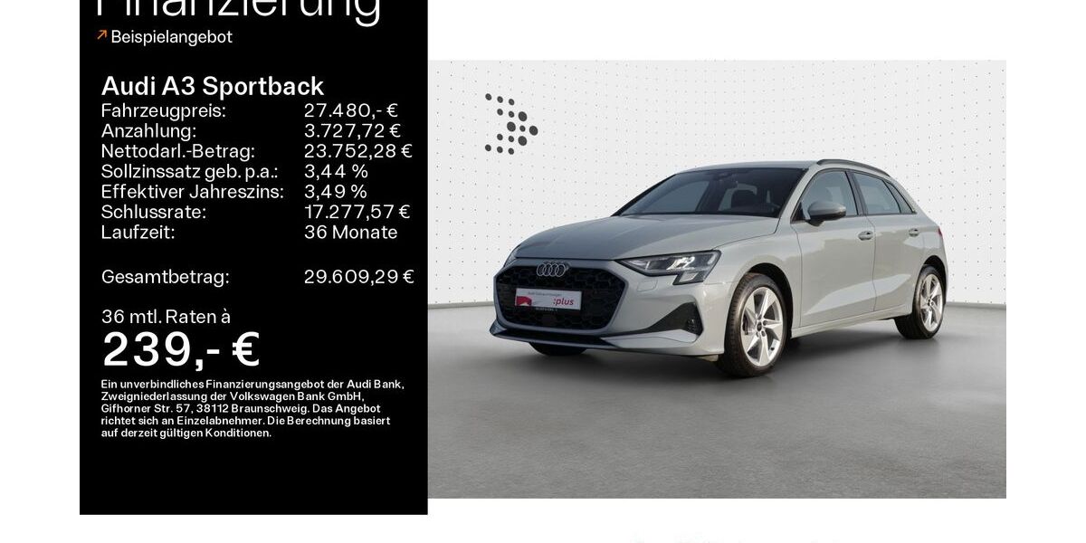 Audi A3 9.024 km 27.480 &euro; Haßfurt 97437