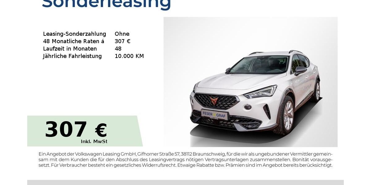 Cupra Formentor 54.595 km 20.950 &euro; Bernburg 06406