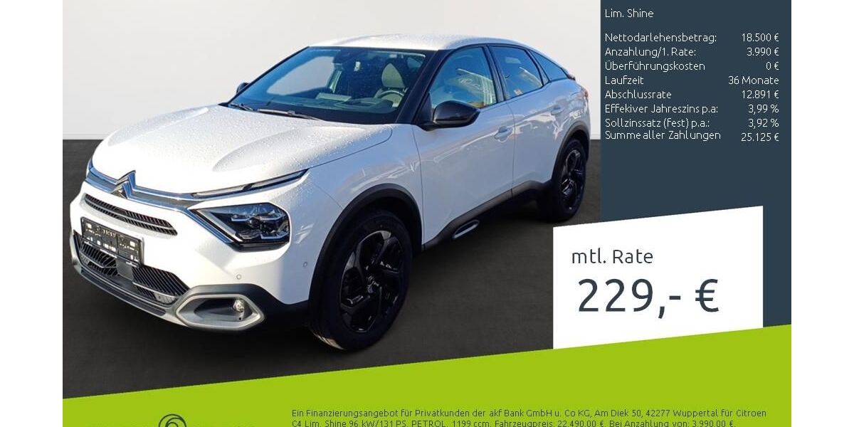 Citroen C4 15.456 km 16.589 &euro; Dortmund 44263