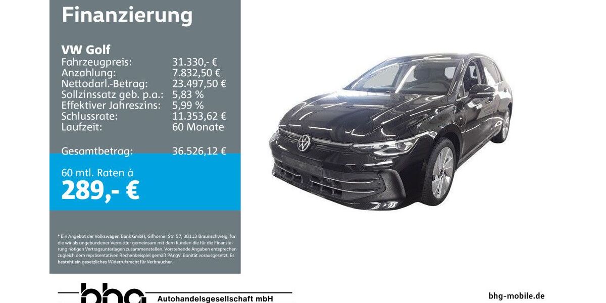 VW Golf 24.761 km 31.330 &euro; Rottweil 78628