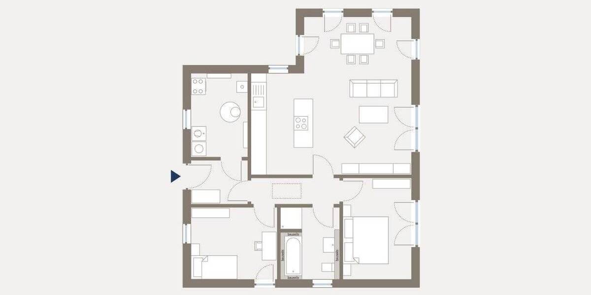 Bungalow Großdubrau Kleindubrau - 3 Zimmer, 88 m&sup2;, 285.629&euro; | Angebot:26054958
