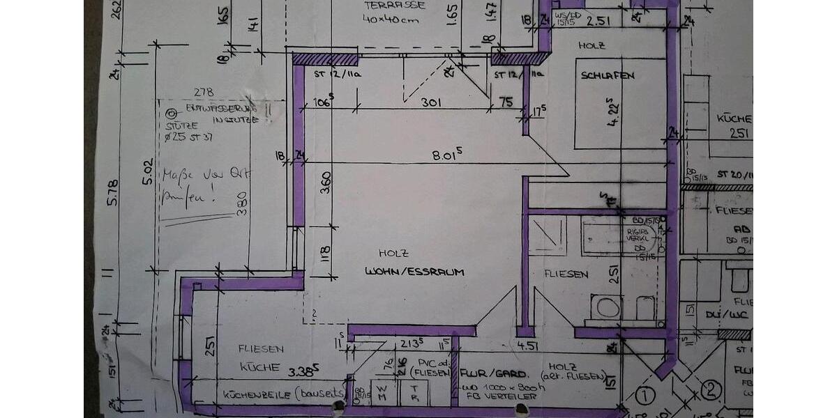 Terrassenwohnung Schweich - 2 Zimmer, 70 m&sup2;, 835&euro; | Angebot:26323501