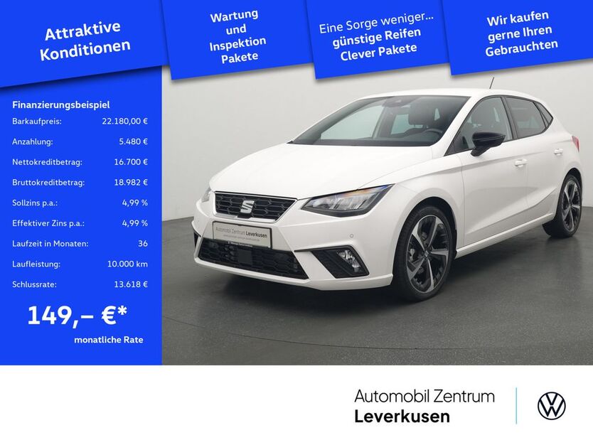 Seat Ibiza 9.979 km 22.180 € Leverkusen 51379