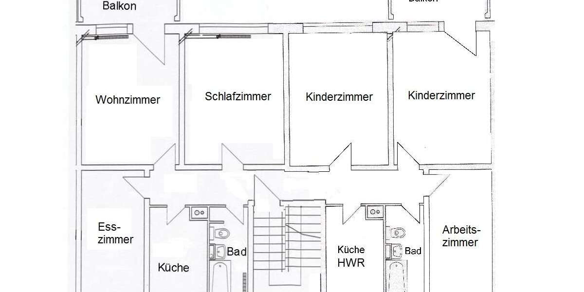 Etagenwohnung Bautzen - 6 Zimmer, 120 m&sup2;, 780&euro; | Angebot:26438134
