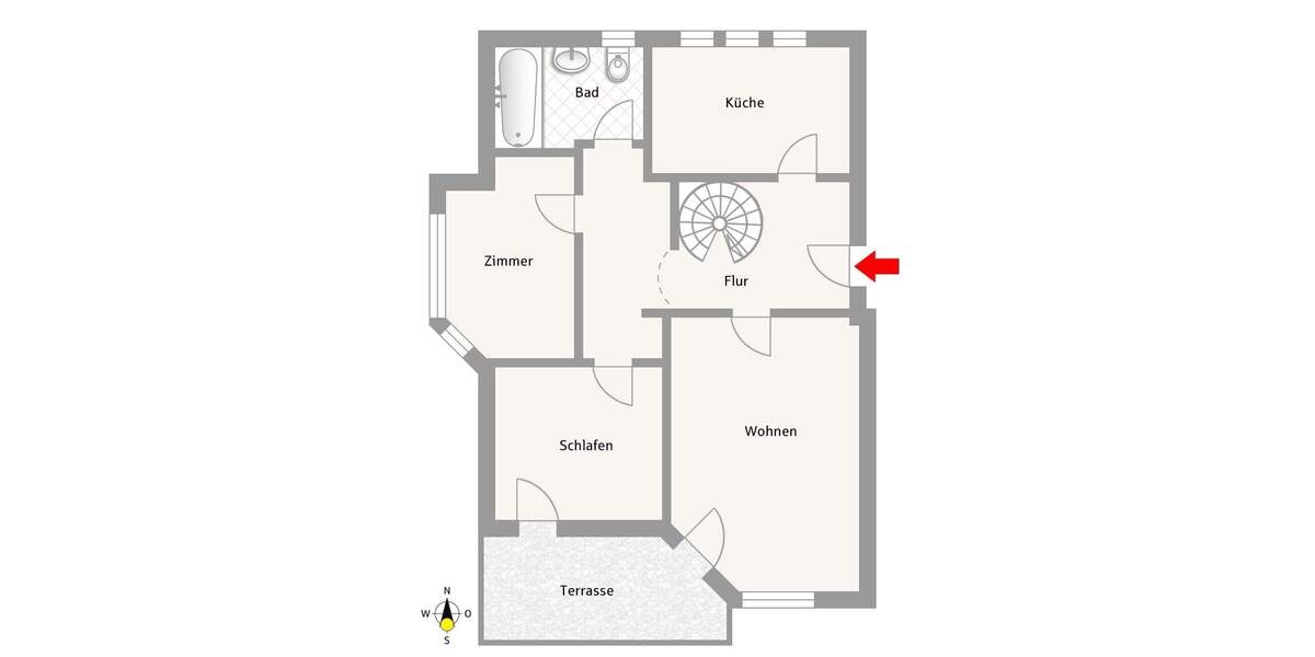 Etagenwohnung Bad Aibling - 4 Zimmer, 98 m&sup2;, 495.000&euro; | Angebot:25667618