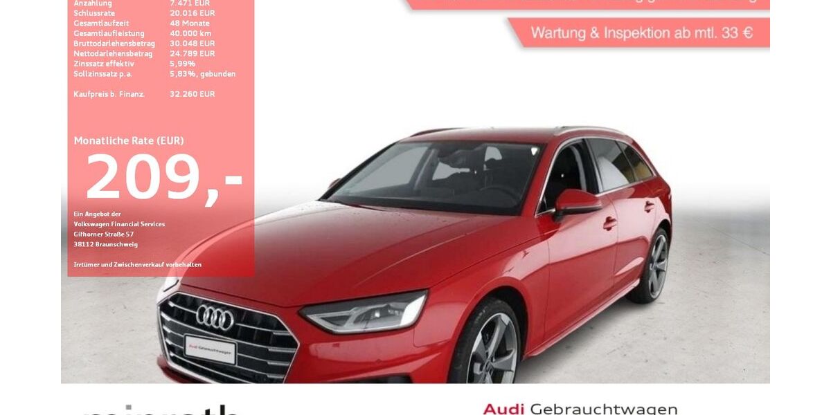 Audi A4 8.983 km 31.250 &euro; Moers-Hülsdonk 47441