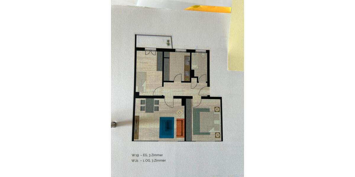 Etagenwohnung Idar-Oberstein Oberstein - 3 Zimmer, 68 m&sup2;, 77.000&euro; | Angebot:26425635