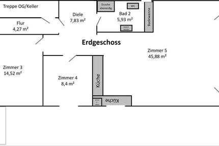 EFH 130m² 5 Zimmer mit Keller und Carport 5 zimmer