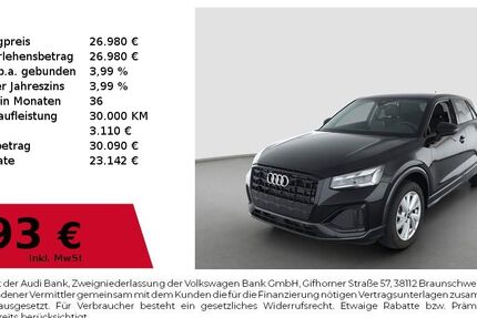 Audi Q2 4.505 km 26.980 &euro; Dessau-Roßlau 06844