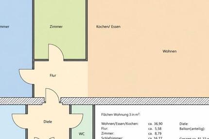 Wohnung Dresden Blasewitz - 3 Zimmer, 81 m&sup2;, 239.000&euro; | Angebot:26708992