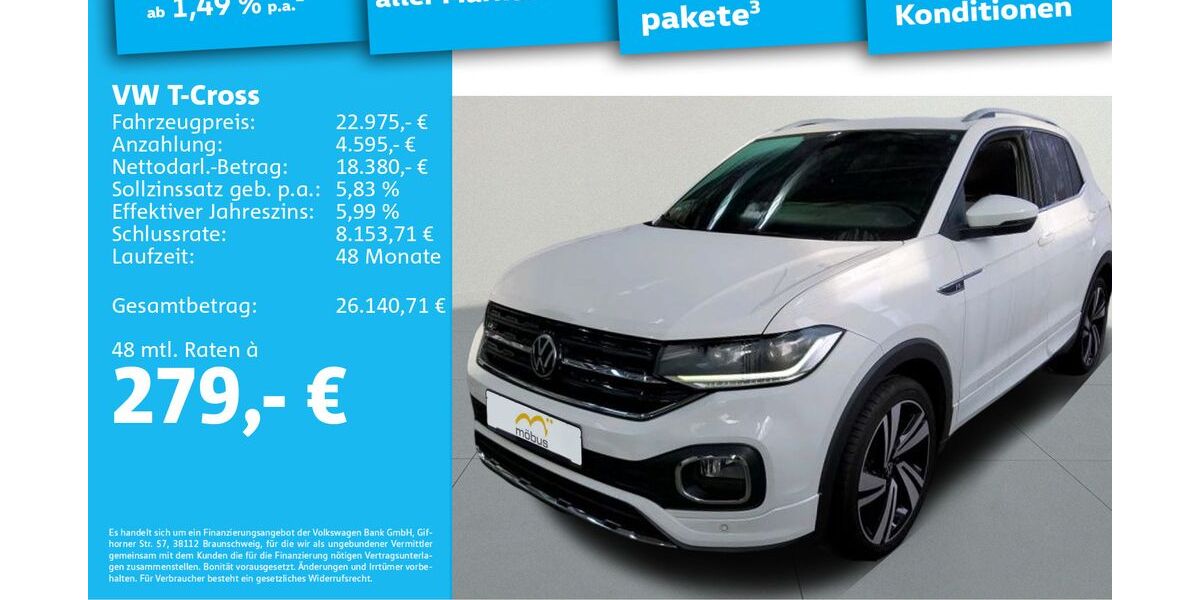 VW T-Cross 58.636 km 22.975 &euro; Berlin 13088