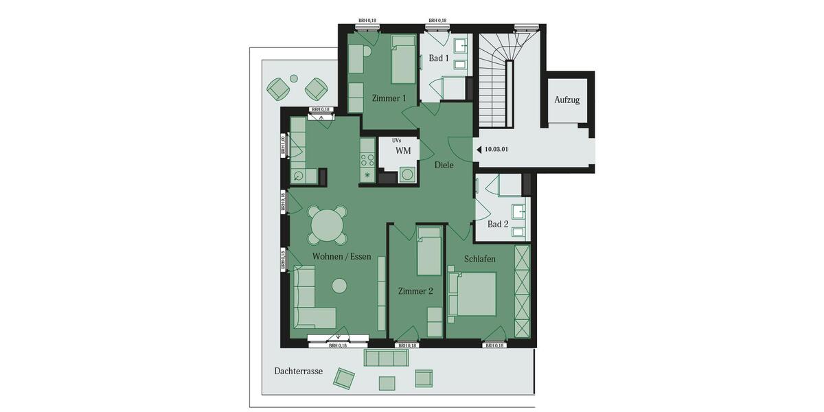 Einfamilienhaus Mühlheim am Main - 4 Zimmer, 111 m&sup2;, 1.995&euro; | Angebot:23357482