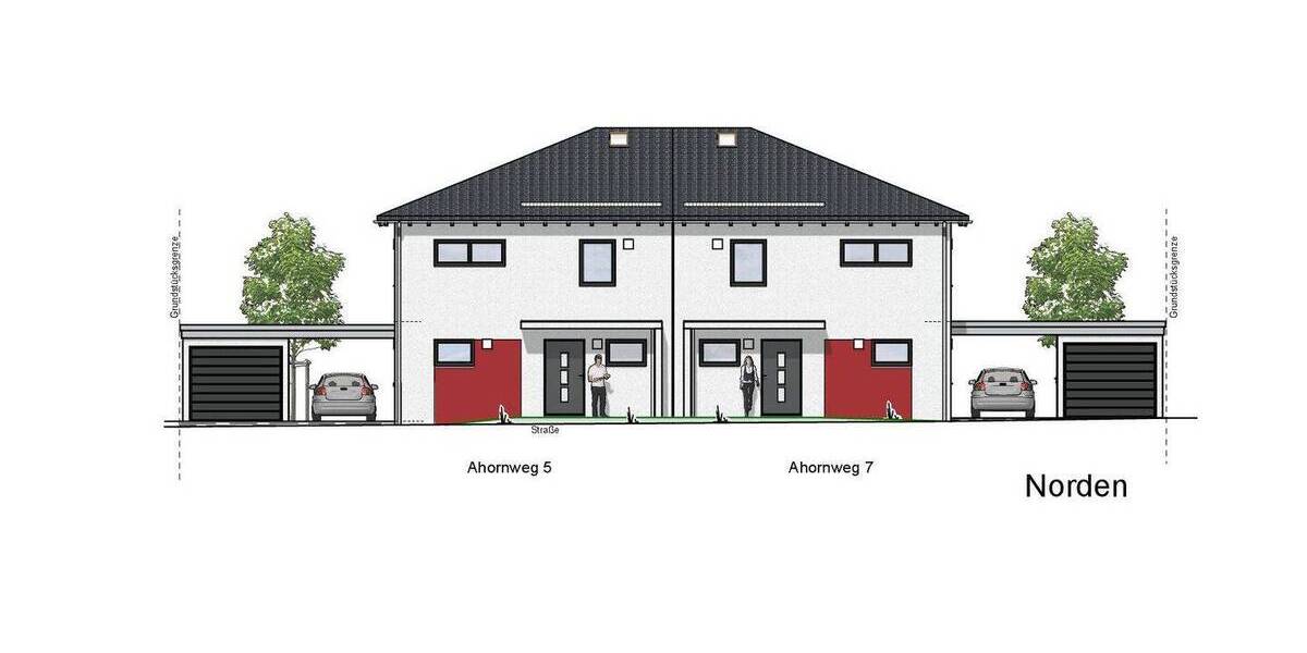 Doppelhaushälfte Rödental Waldsachsen - 4 Zimmer, 142 m&sup2;, 563.700&euro; | Angebot:26658393
