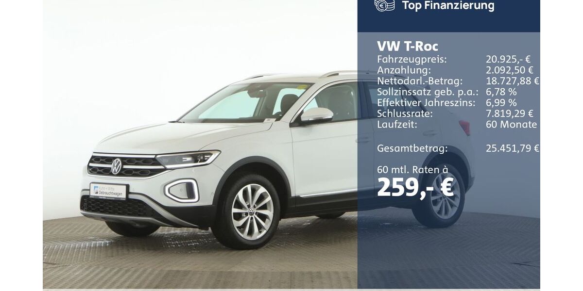 VW T-Roc 121.167 km 20.925 &euro; Buchholz 21244