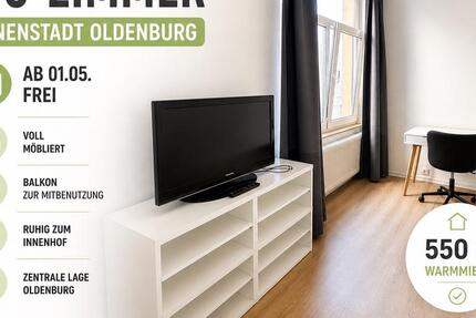 Wohnung Oldenburg Dobbenviertel - 1 Zimmer, 16 m&sup2;, 550&euro; | Angebot:26395924