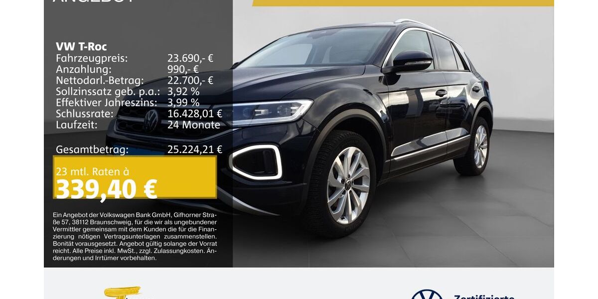 VW T-Roc 71.277 km 22.690 &euro; Bochum 44892