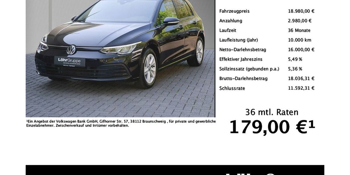 VW Golf 55.740 km 18.980 &euro; Koblenz 56076