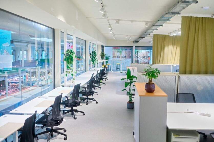Coworking Space mitten in der Marheineke-Markthalle - All-in-Miete zimmer