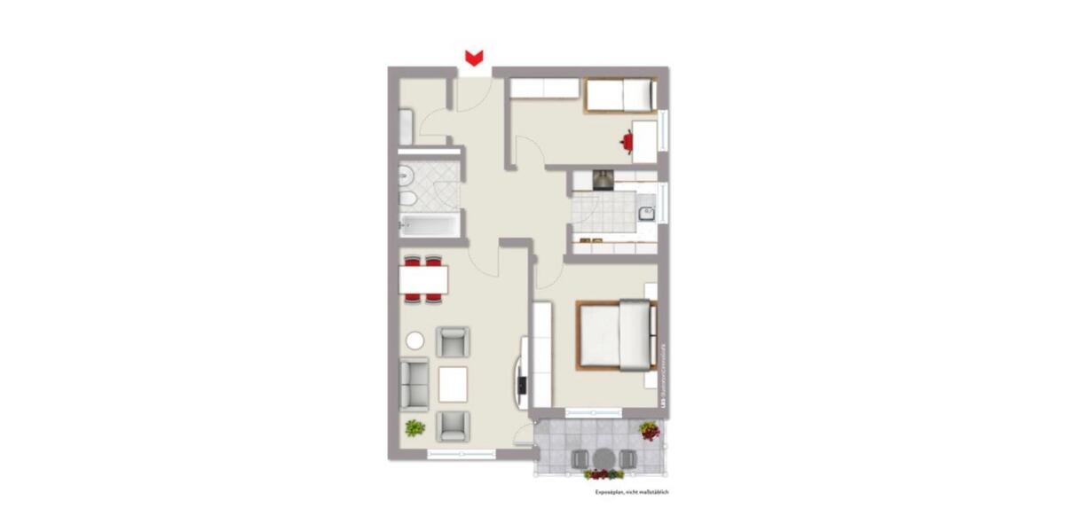 Etagenwohnung Wolfenbüttel - 3 Zimmer, 830&euro; | Angebot:25392890