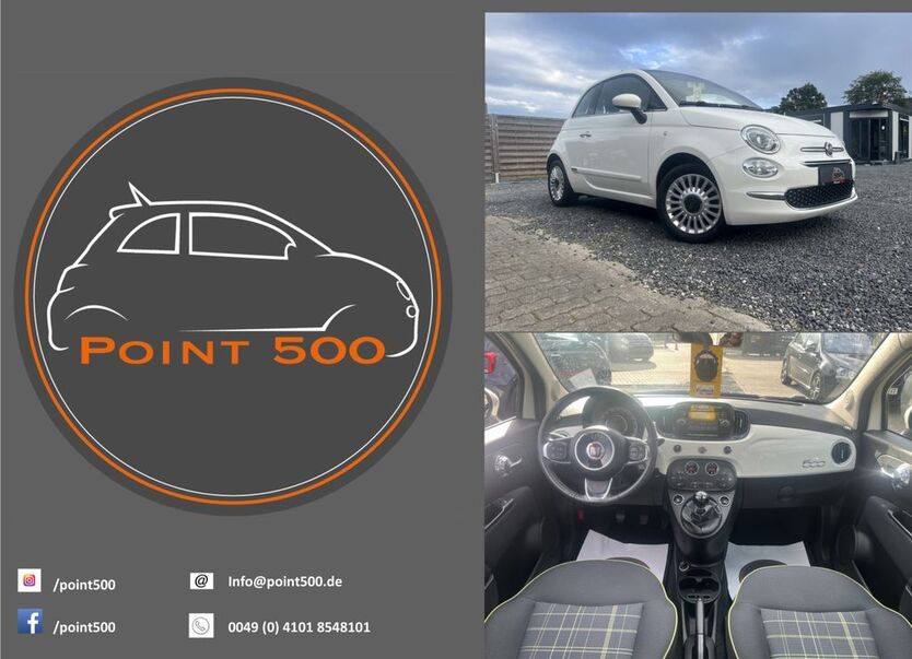 Fiat 500 80.557 km 10.890 € Rellingen 25462