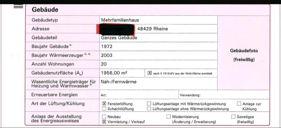 Erdgeschoßwohnung Rheine - 2 Zimmer, 61 m&sup2;, 145.000&euro; | Angebot:26616511