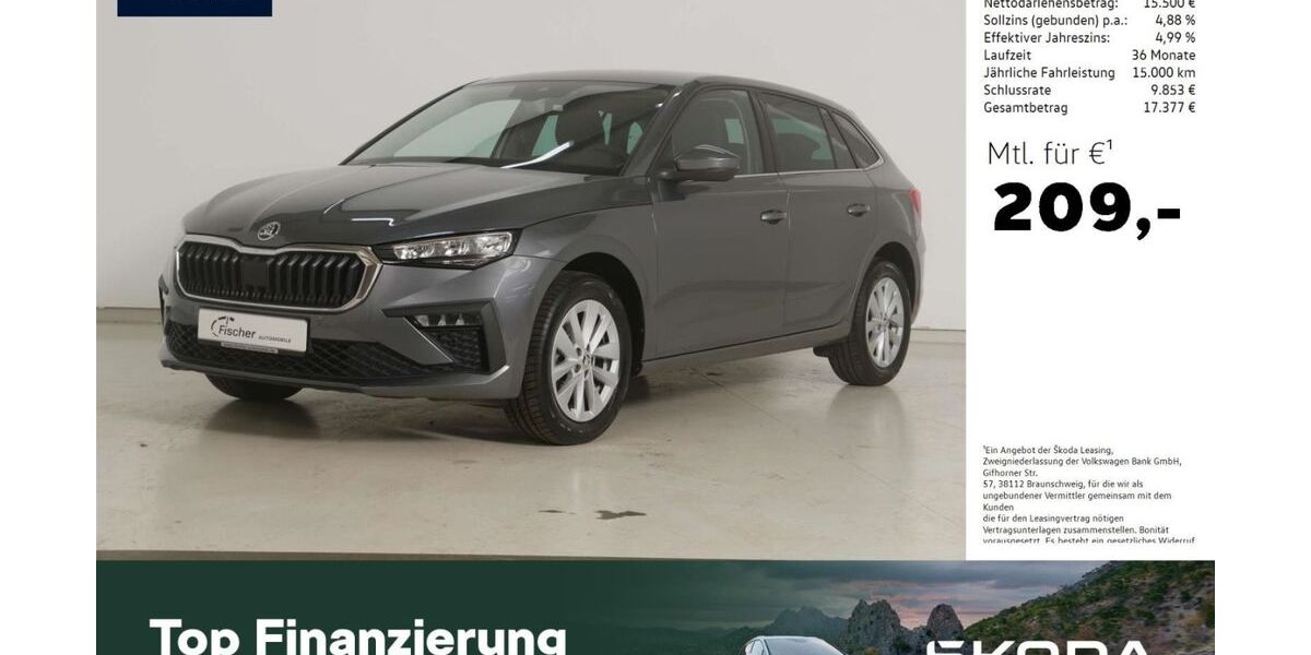 Skoda Scala 9.237 km 21.980 &euro; Neumarkt 92318