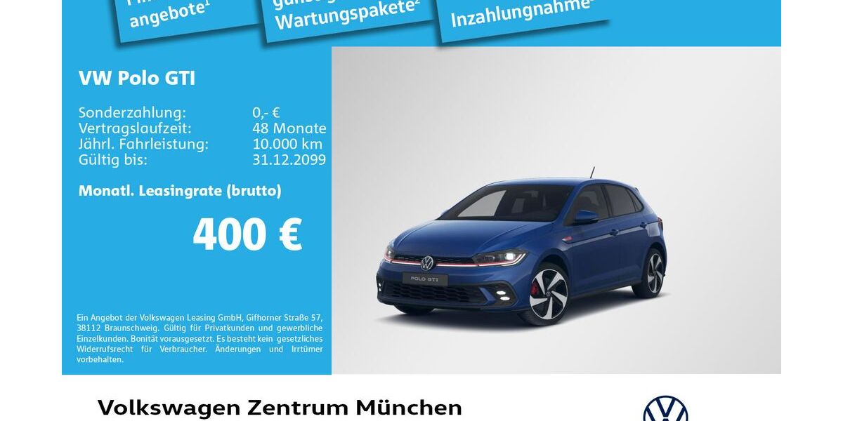 VW Polo 3.000 km 34.390 &euro; München 80807