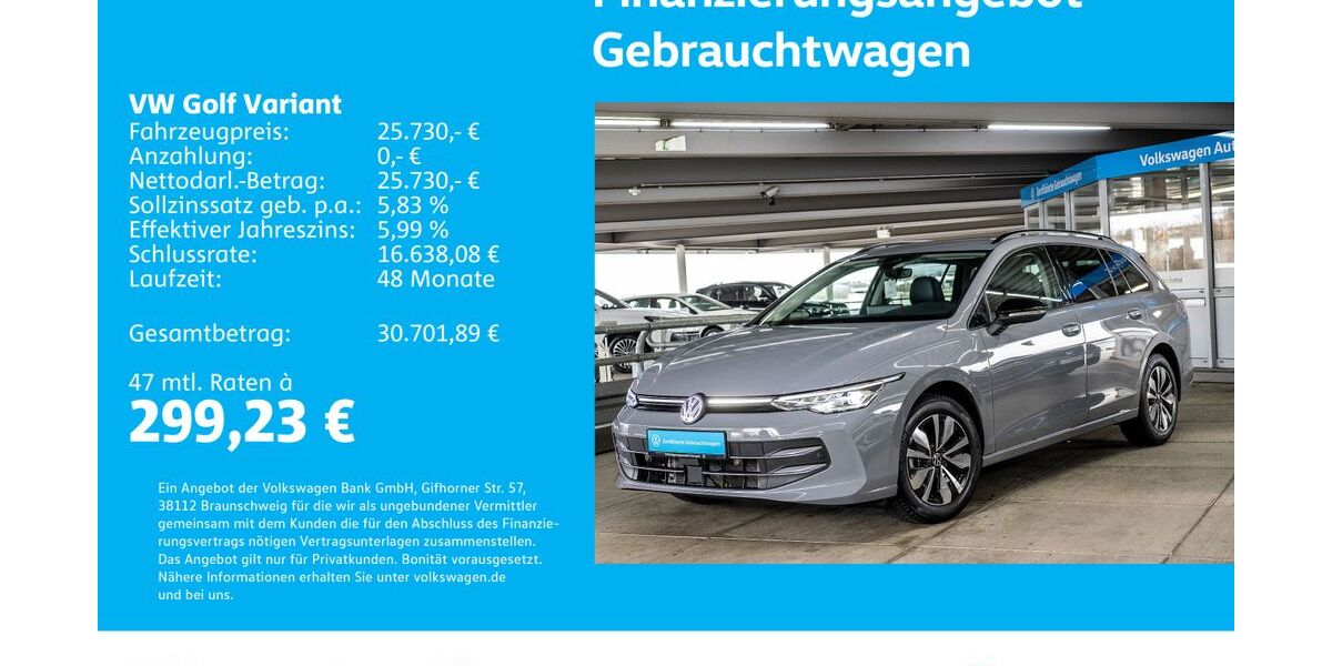 VW Golf 28.656 km 25.730 &euro; Stuttgart-Wangen 70188