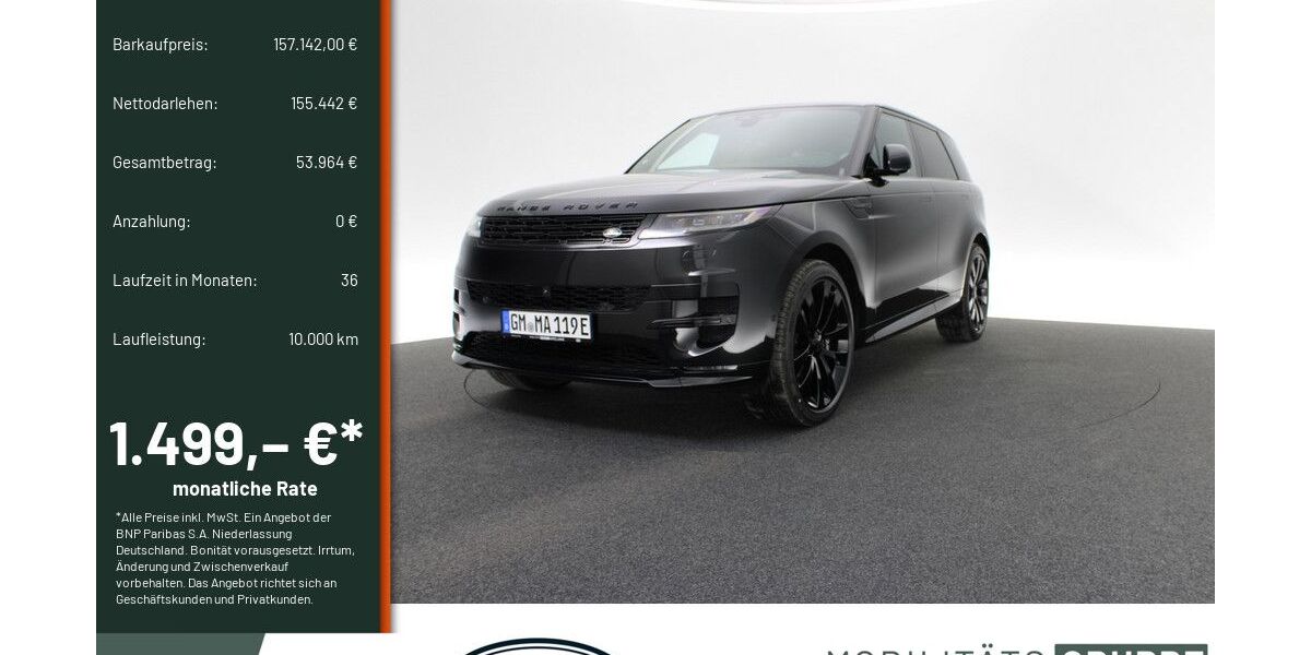 Land Rover Range Rover Sport 2.500 km 141.900 &euro; Engelskirchen 51766