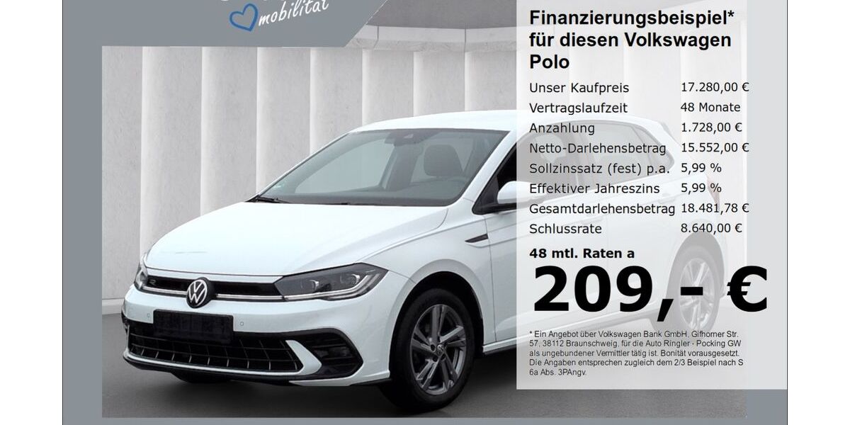 VW Polo 64.065 km 17.280 &euro; Pocking 94060