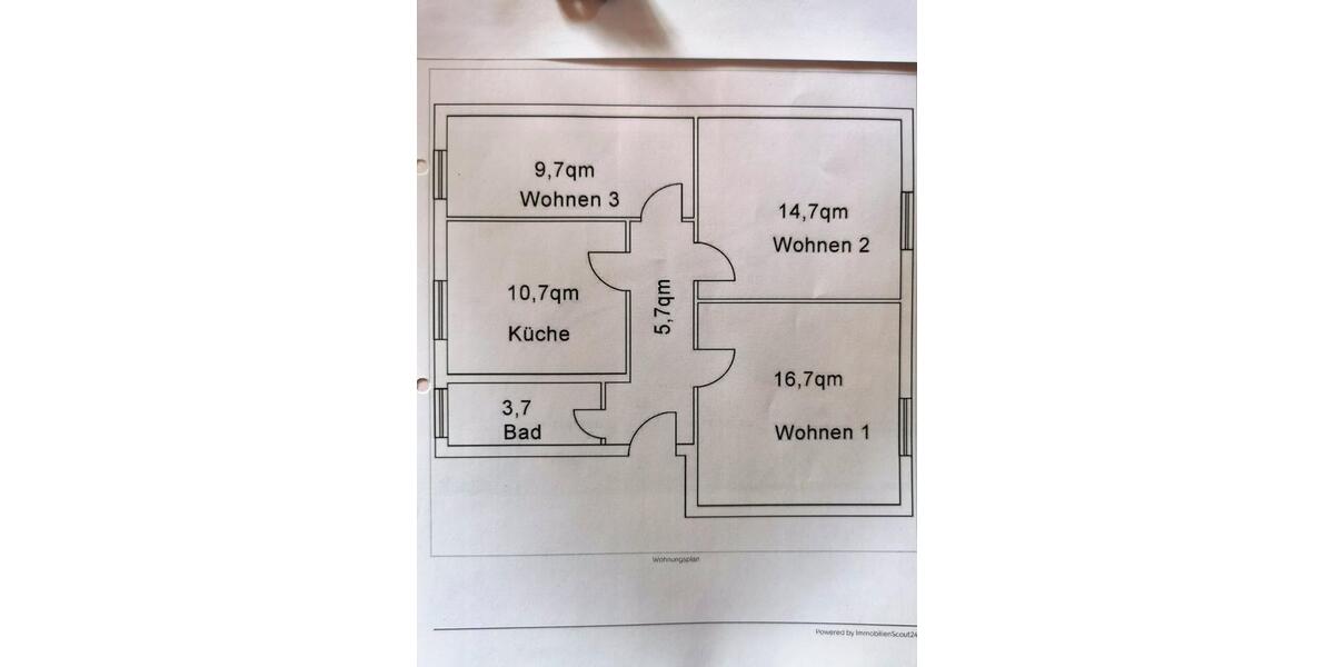 Etagenwohnung Föhren - 3 Zimmer, 62 m&sup2;, 700&euro; | Angebot:26413035