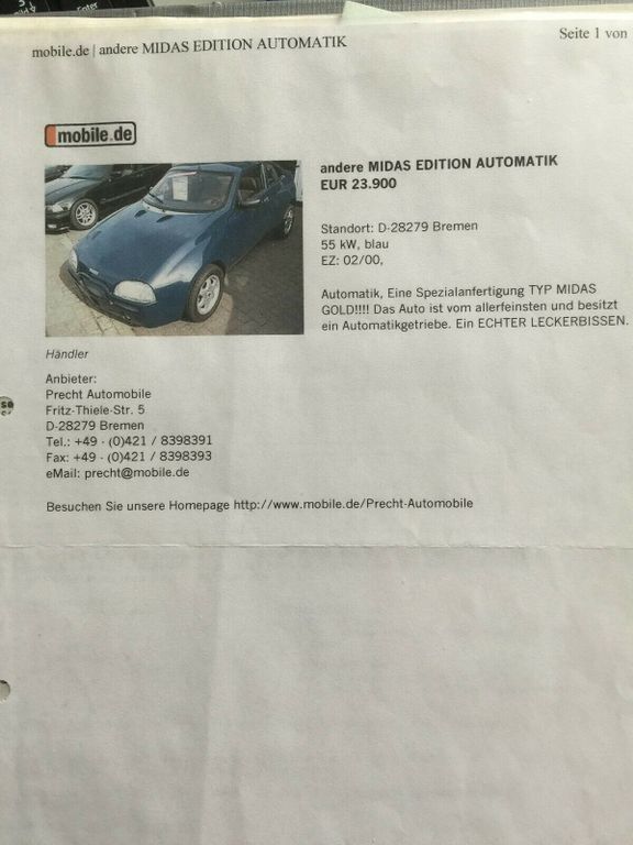  andere Andere 11.100 km 5.300 € Krefeld 47803