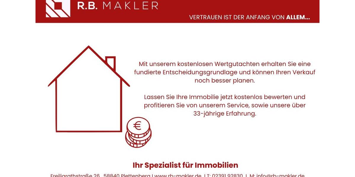 Einfamilienhaus Plettenberg - 6 Zimmer, 176 m&sup2;, 1.980&euro; | Angebot:26084660